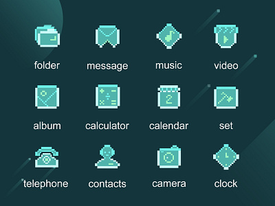 Pixel Icon ui 图标 设计