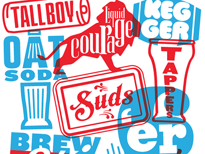 Posters & Pints One beer overlay slang