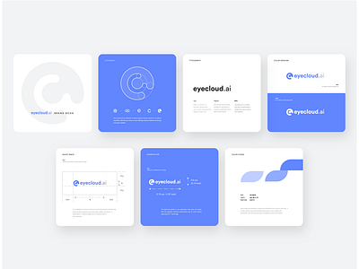 eyecloud.ai Branding - the Logo ai artificialintelligence blue brand branding logo logo design branding logodesign logomark professional reserved technology