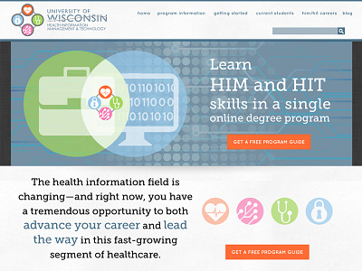 HIMT Program Website Header