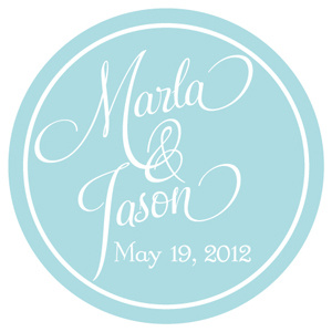 Calendar Sticker for our Wedding Save the Date Cards