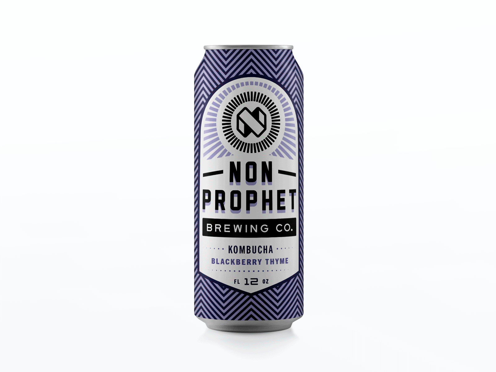 Non-Prophet Kombucha Full Lineup brand brand design brand identity branding can design illustration kombucha label package design packaging