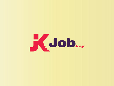 Job Key Logo ads adveristing branding campaign desiger design graphic illustration job key keys logo typography vector word work