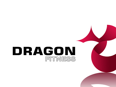 Dragon Fitness Logo ads adveristing branding design dragon fitnes graphic illustration logo sport vector