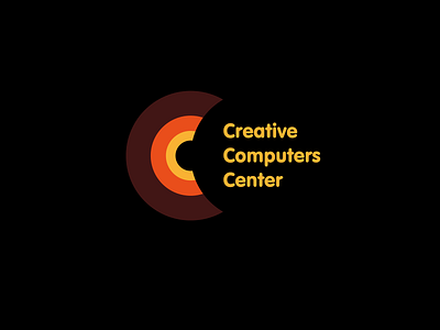 Creative Computers Center logo ads adveristing branding campaign center computers creative desiger design graphic illustration logo vector
