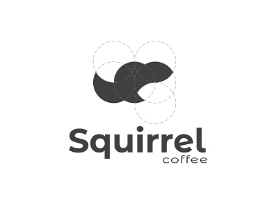 Squirrel Coffee Logo ads adveristing branding coffee desiger design graphic icon illustration logo squirrel typography vector word