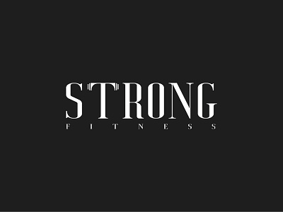 Strong Fitness Logo ads adveristing branding desiger design fitness graphic icon illustration logo power powerfull sport strong vector