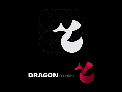 Dragon Fitness Logo ads adveristing branding desiger design dragon fitness graphic icon illustration image logo typography vector word