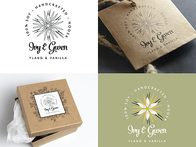 Joy&Gwen branding design farmiza handmade illustration logo