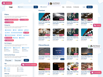 Children activity marketplace