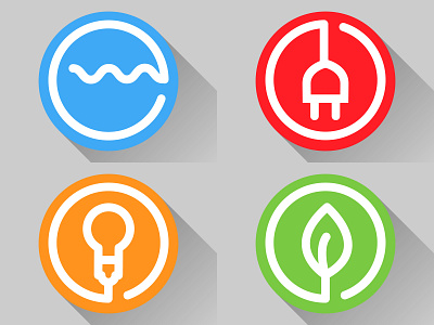 Some reworked icons flat design icon illustration practice