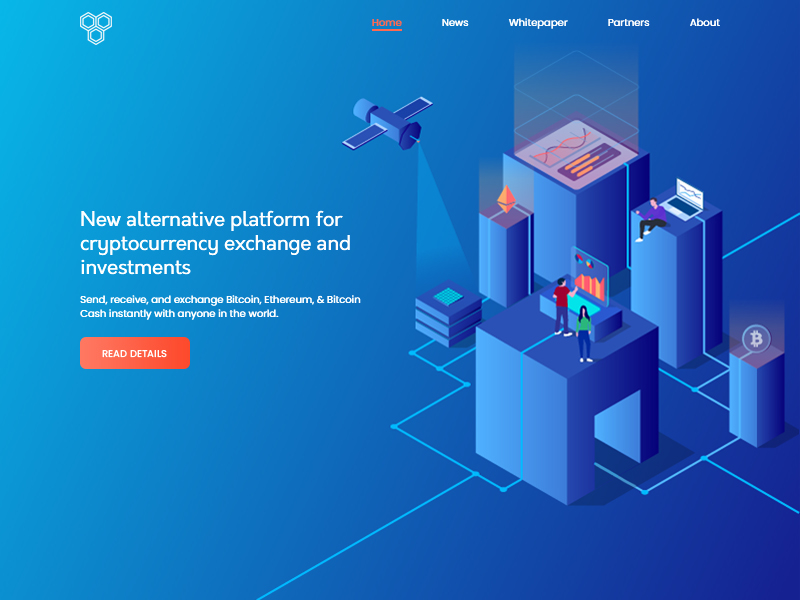 Crypto landing page by Daniil Goncharov on Dribbble