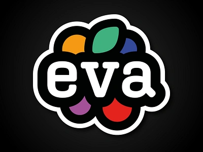 Eva in Fruit Paradise batau branding copier eva evainfruitparadise facebook identity instagram logo nieuwegein plantbased sandercopier socialmedia sticker studiobatau vegan vlog vlogger vlogging youtube