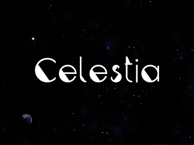 Celestia | Free font
