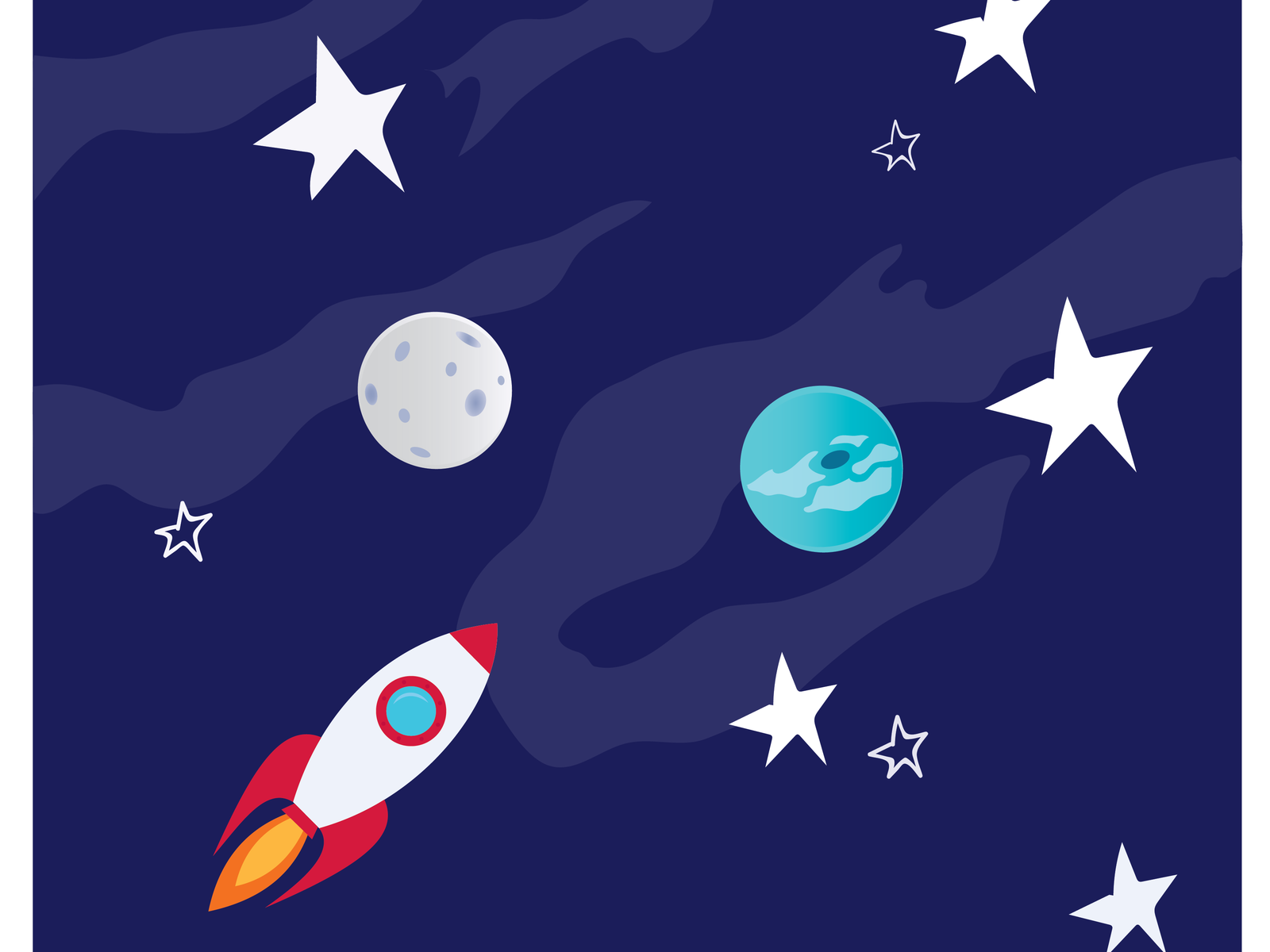 Space Drawing by Natalie Orcutt on Dribbble