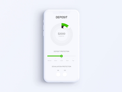 Privat24 Banking App - Deposit Calculator Animation after effects animation app bank banking calculator deposit design finance fintech gif interaction mobile motion mp4 smooth transition ui ux video