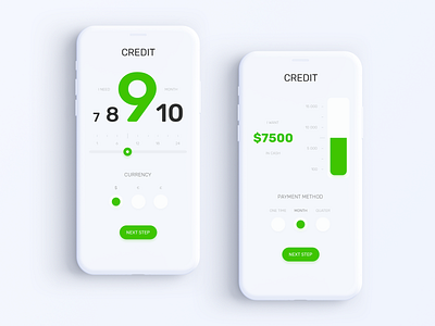 Privat24 Banking App - Credit Calculator app bank banking business calculator clean credit currency design experience finance fintech inspiration interaction interface minimal mobile payment ui ux