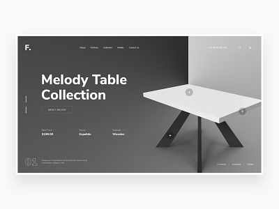 Furniture Decor - Landing Page Hero Section