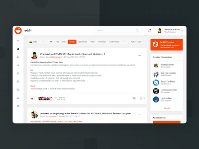 Reddit Designs Themes Templates And Downloadable Graphic Elements On Dribbble