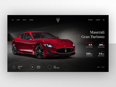 Maserati GT - Hero Section