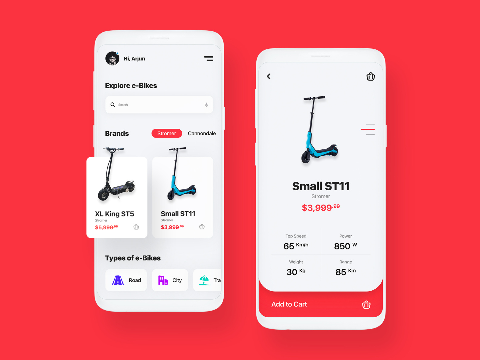 EScooter App by Arjun 🏅 on Dribbble
