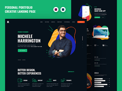 Personal Portfolio - Creative Landing Page