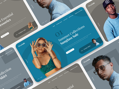 Shopping Creative Landing Page Hero Sections