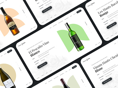 Winery - Creative Landing Page Hero Sections banner sections beer creative creative design creative design creative landing page ecommerce ecommerce website hero section hero sections homepage landing page layout templates mockup design store app web templates wine wine store