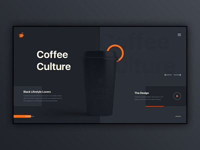 Coffee Culture - Creative Landing Page Template