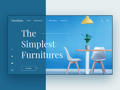 The Simplest Furnitures - Creative Landing Page