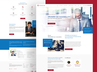 Affordable - Lawyer Creative Landing Page Template