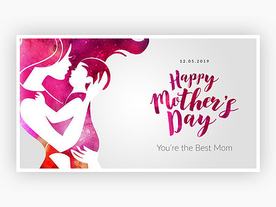 Happy Mother's Day child children day happy illustration image mom mother mothers poster wish