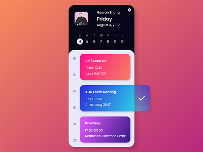 Calendar UI Kit