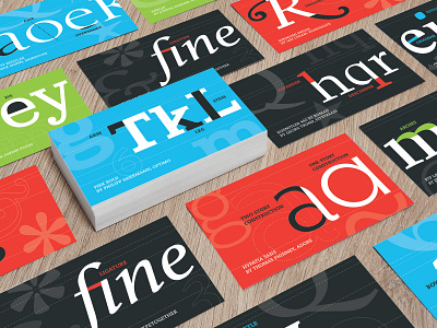 Webink Typography Cards