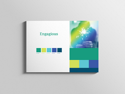 Engagious - Brand Guideline / Color Palette brandguide branding colorpalette logodesign typography