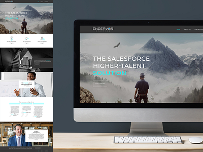 Endeavor Staffing Website Design branding graphic design web design web designer website website design