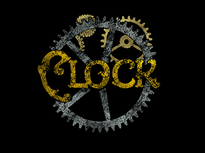 Clock clock clocks graphic design graphics hand lettering illustration inktober inktober2018 ipad lettering procreate rustic