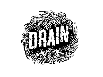 Drain graphic design graphics handlettering illustration inktober inktober2018 ipad lettering procreate typography