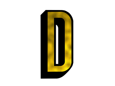 D is for decorative challenge graphic design graphics hand lettering handlettering ipad lettering negative procreate stippling typography