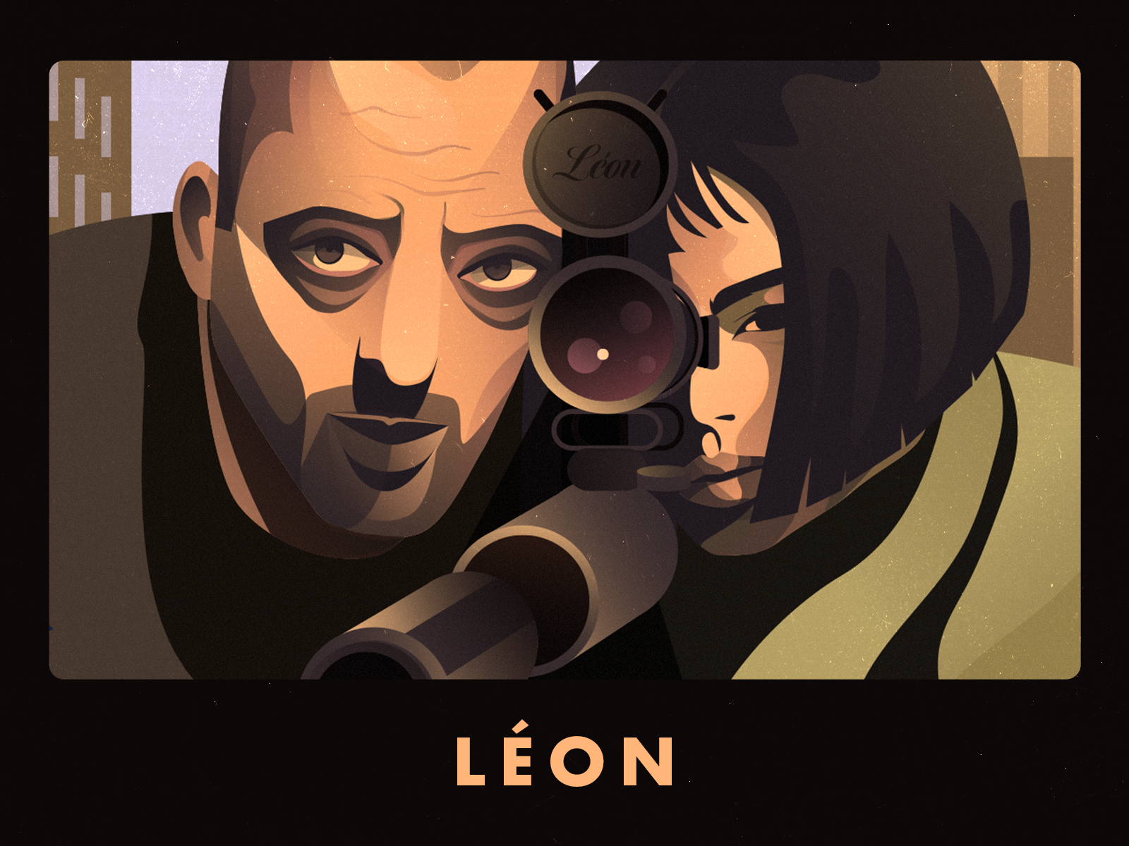 Favorite Movies | Léon by Figen Demireva on Dribbble