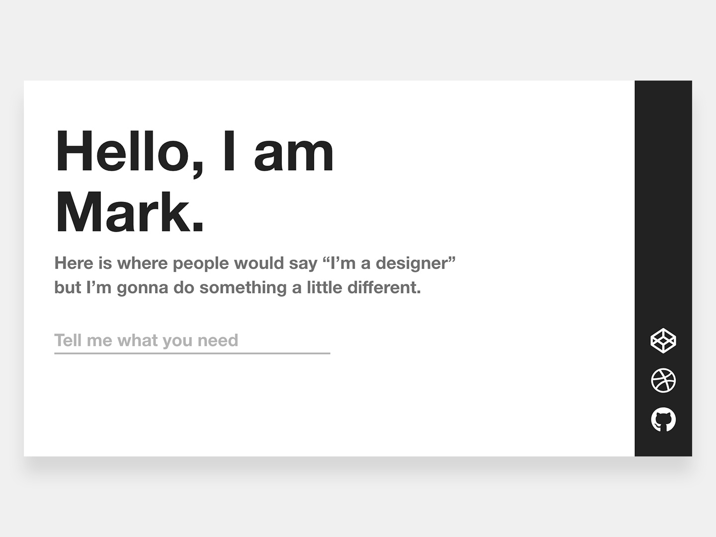 Black & White Portfolio by flowuhh on Dribbble
