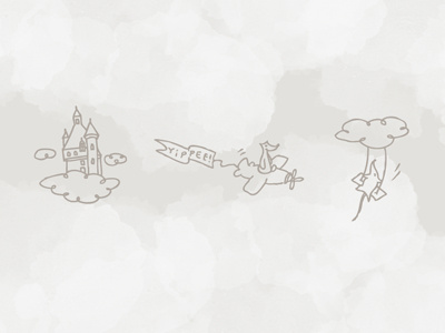Leuie Doodles clouds design doodles illustration leuie