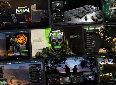 MWII UX Redesign call of duty game design ia information architecture modern warfare ii product design ui uiux user experience user interface ux video game video game design