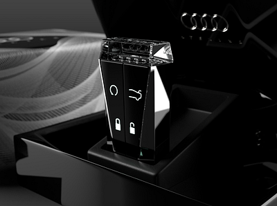 Audi x Atelier 3d 3d graphics elegant industrial design package design print design render zbrush