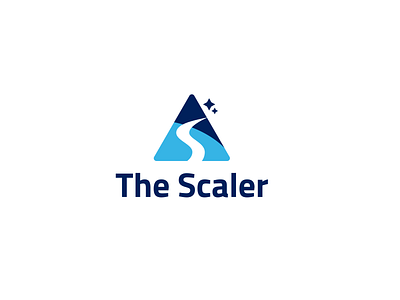 The Scaler V1 blues brand branding branding and identity branding design graphic design icon icon design logo logo design logodesign logos logosai road s letter scale stars