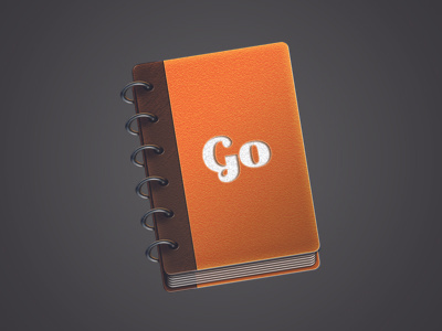 Gowalla Icon binder book gowalla icon orange social