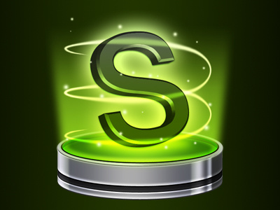Sublime Text 2 - Replacement Icon 2 app chrome code glow green icon mac osx shiny spiral sublime sublime text 2 text