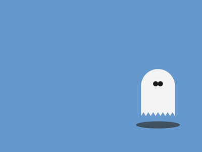 Wallpaper (Boo) blue boo ghost illustration scary wallpaper