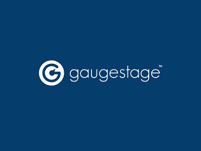 Gaugestage Logo brand identity logo simplicity