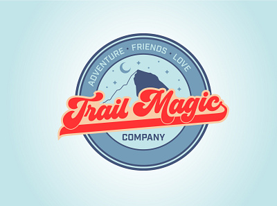 Trail Magic Company Logo branding design illustration logo